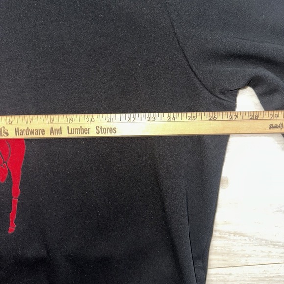 Polo Ralph Lauren Big Pony Felt Logo Pullover Hoodie Mens 2XL Sweatshirt Black - Picture 6 of 10